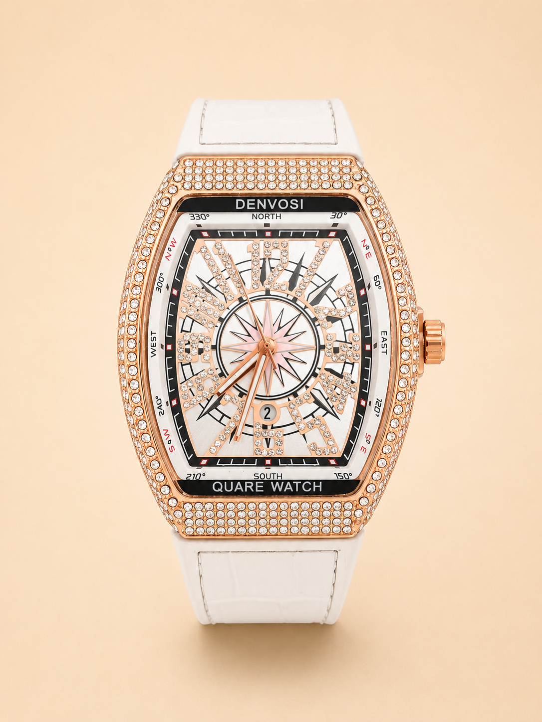 Denvosi Pearl Diamond Chrono